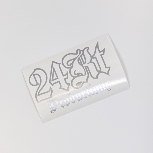 24Kt Decal (Silver)