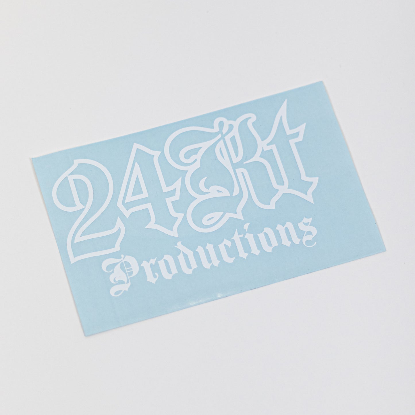 24Kt Decal (White)